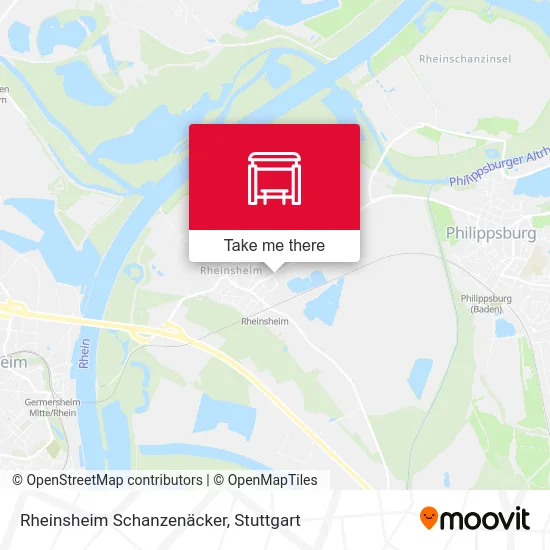 Rheinsheim Schanzenäcker map