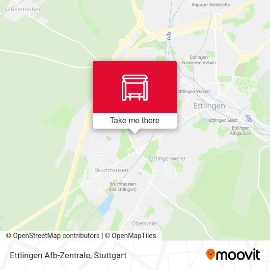Карта Ettlingen Afb-Zentrale