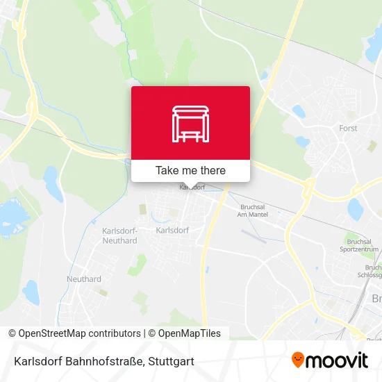 Карта Karlsdorf Bahnhofstraße