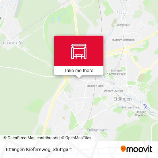 Карта Ettlingen Kiefernweg