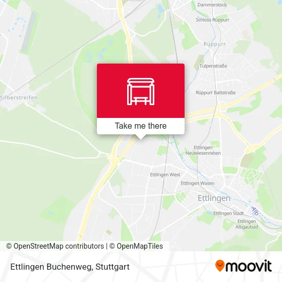 Карта Ettlingen Buchenweg