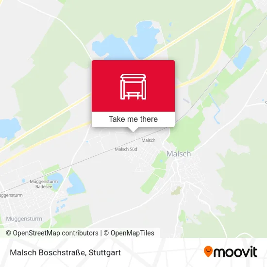 Карта Malsch Boschstraße