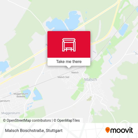 Карта Malsch Boschstraße