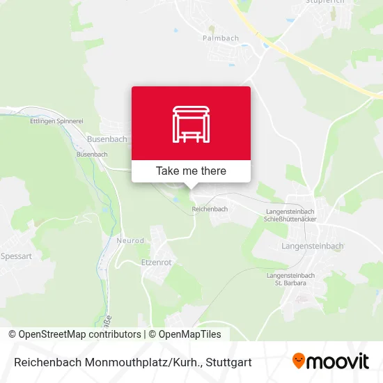 Reichenbach Monmouthplatz / Kurh. map