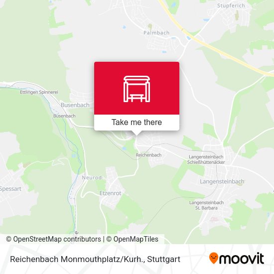 Карта Reichenbach Monmouthplatz / Kurh.