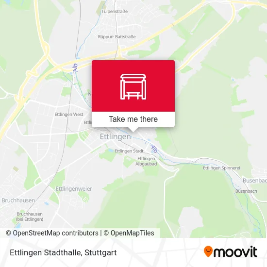 Карта Ettlingen Stadthalle
