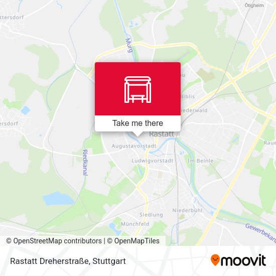 Карта Rastatt Dreherstraße