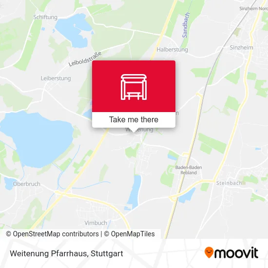 Карта Weitenung Pfarrhaus