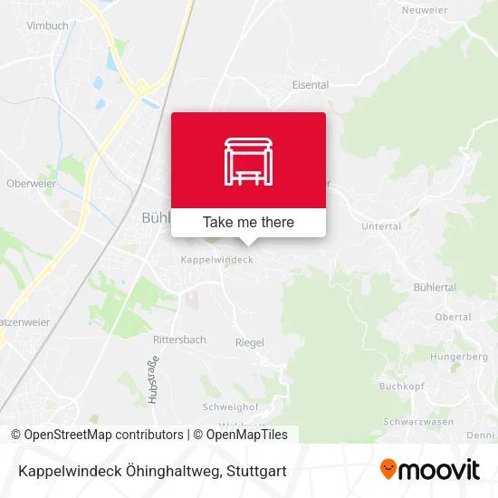 Карта Kappelwindeck Öhinghaltweg