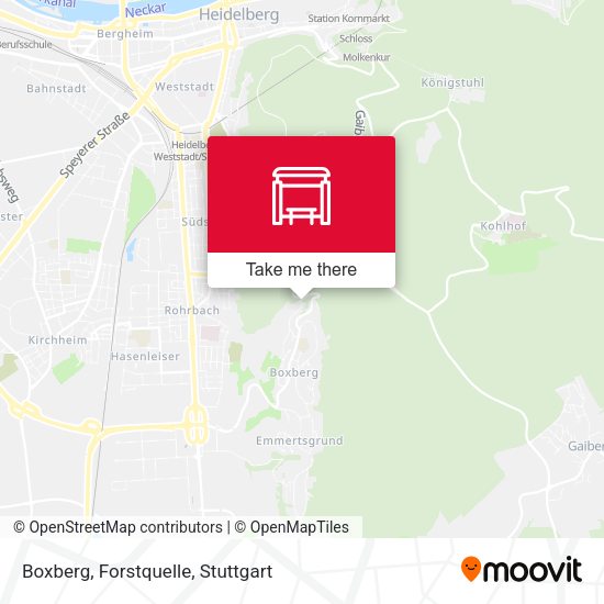 Карта Boxberg, Forstquelle