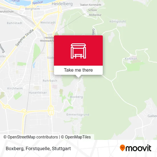 Карта Boxberg, Forstquelle