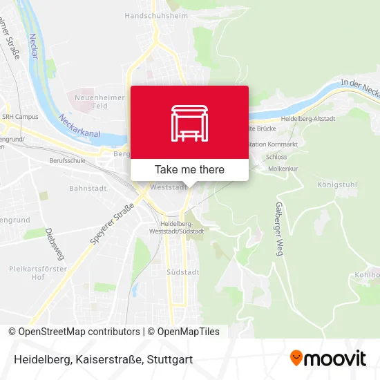 Карта Heidelberg, Kaiserstraße