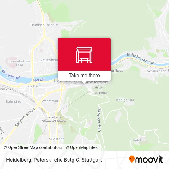 Карта Heidelberg, Peterskirche Bstg C