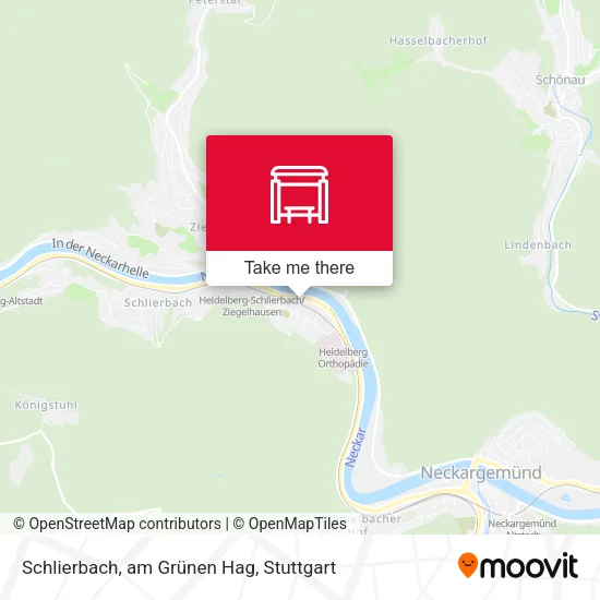 Карта Schlierbach, am Grünen Hag