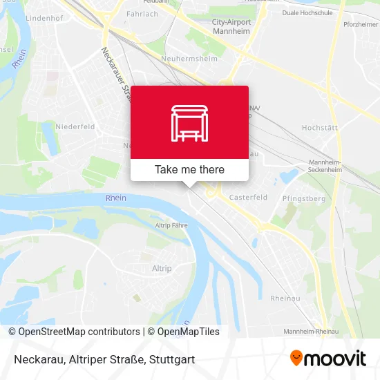 Карта Neckarau, Altriper Straße