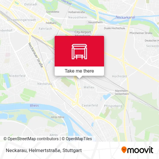 Карта Neckarau, Helmertstraße