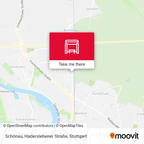 Карта Schönau, Haderslebener Straße