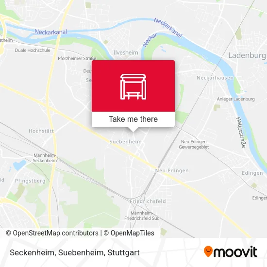 Карта Seckenheim, Suebenheim