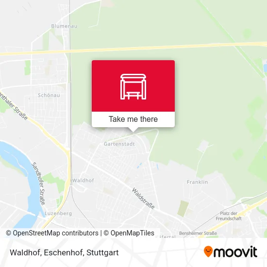 Карта Waldhof, Eschenhof