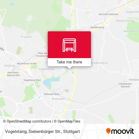 Карта Vogelstang, Siebenbürger Str.