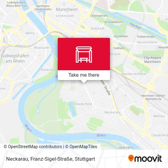 Карта Neckarau, Franz-Sigel-Straße