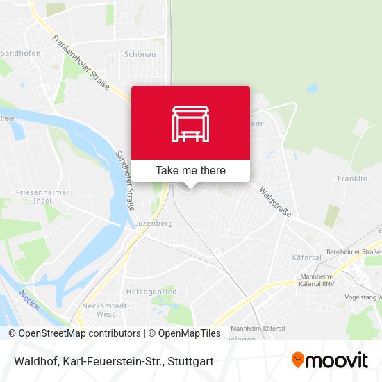 Карта Waldhof, Karl-Feuerstein-Str.