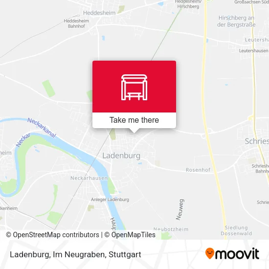 Карта Ladenburg, Im Neugraben