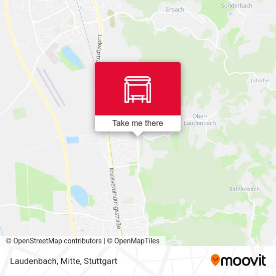 Карта Laudenbach, Mitte