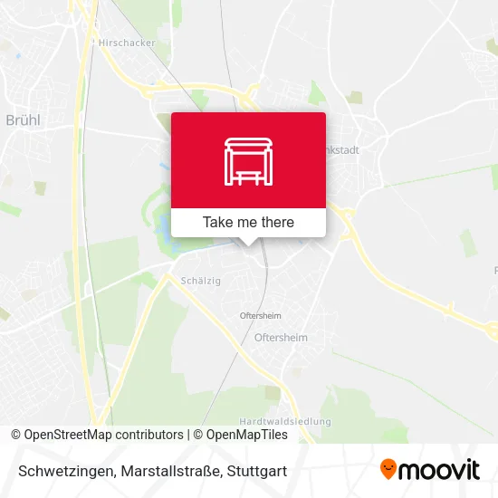 Карта Schwetzingen, Marstallstraße