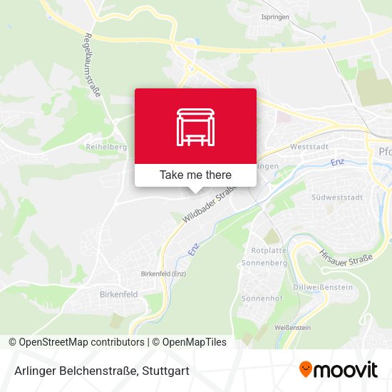 Карта Arlinger Belchenstraße