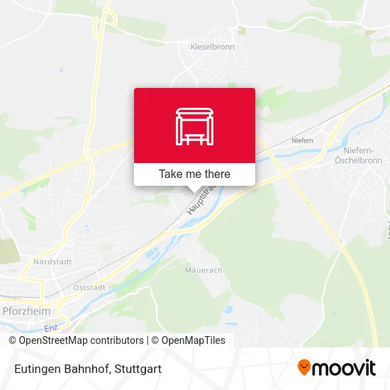 Карта Eutingen Bahnhof