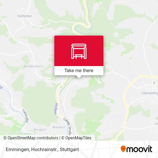 Карта Emmingen, Hochrainstr.