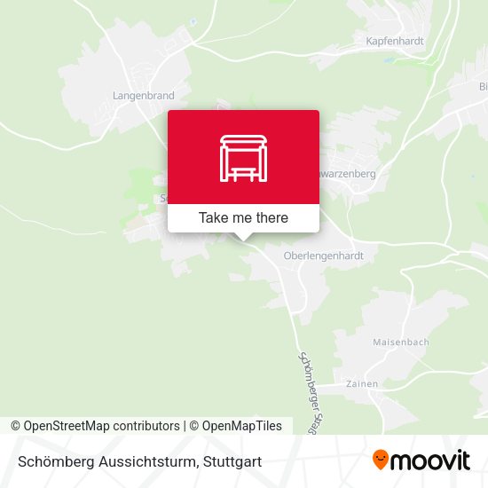 Карта Schömberg Aussichtsturm