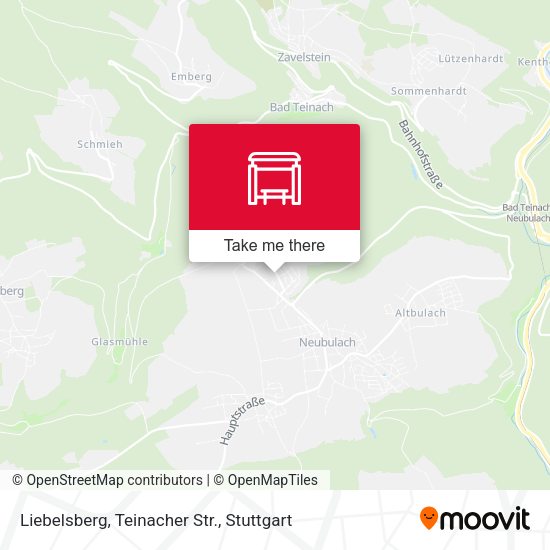 Карта Liebelsberg, Teinacher Str.
