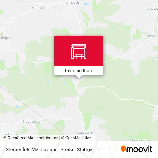 Карта Sternenfels Maulbronner Straße