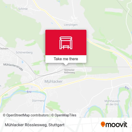 Карта Mühlacker Rösslesweg