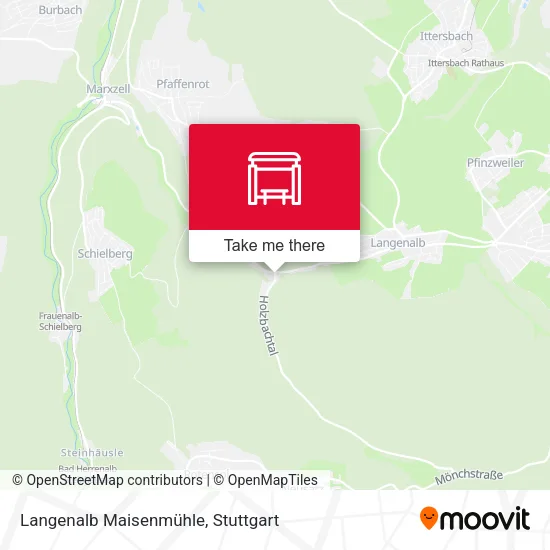Карта Langenalb Maisenmühle