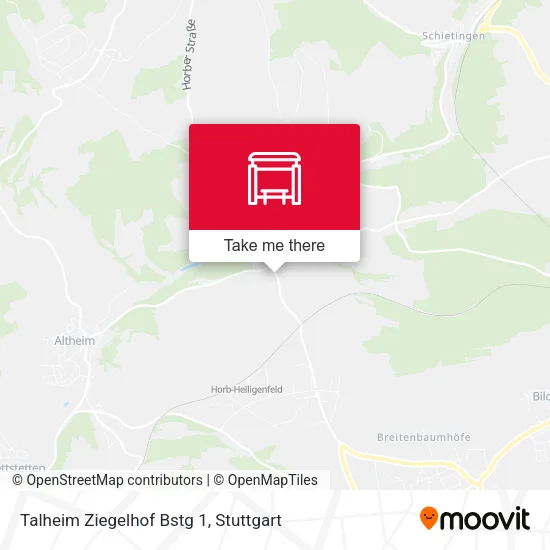 Карта Talheim Ziegelhof Bstg 1