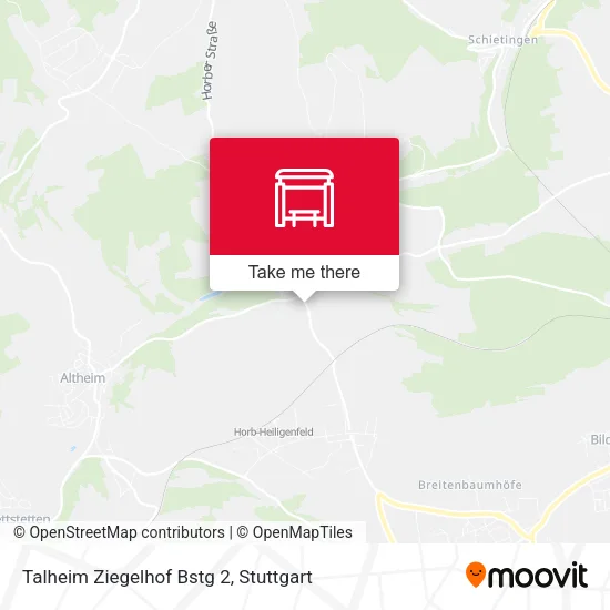 Карта Talheim Ziegelhof Bstg 2