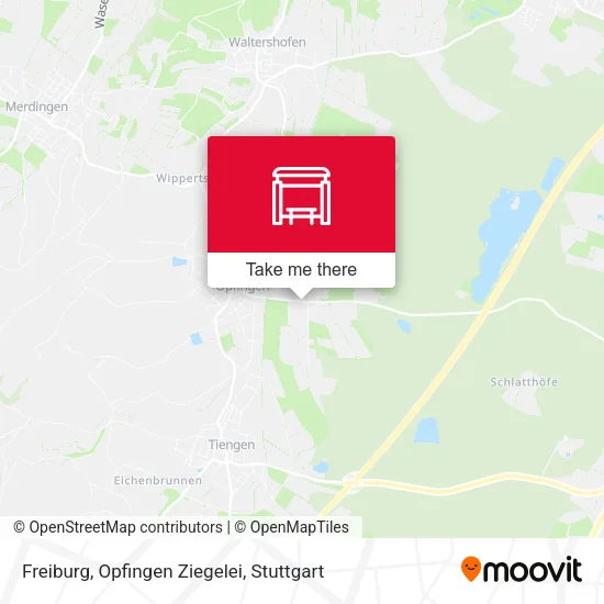 Карта Freiburg, Opfingen Ziegelei