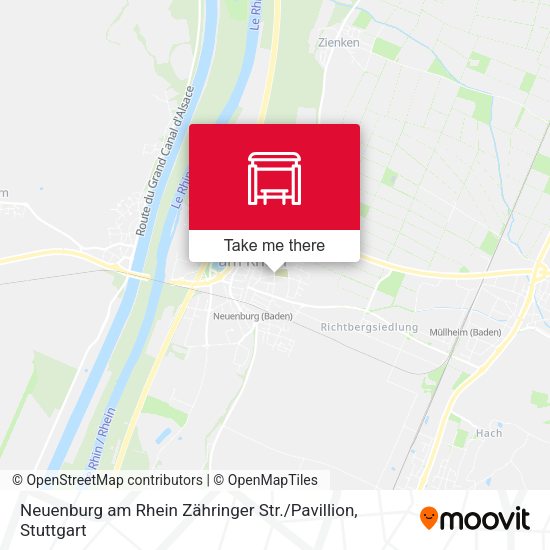 Карта Neuenburg am Rhein Zähringer Str. / Pavillion