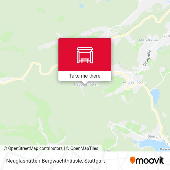 Карта Neuglashütten Bergwachthäusle