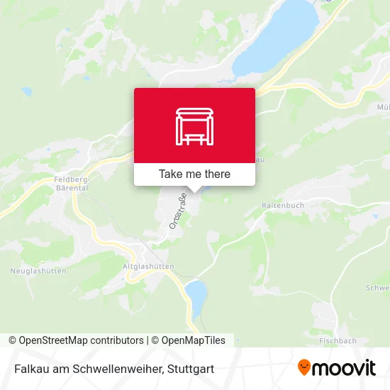Карта Falkau am Schwellenweiher