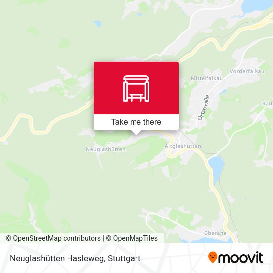 Карта Neuglashütten Hasleweg