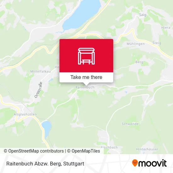 Карта Raitenbuch Abzw. Berg