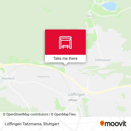 Карта Löffingen Tatzmania