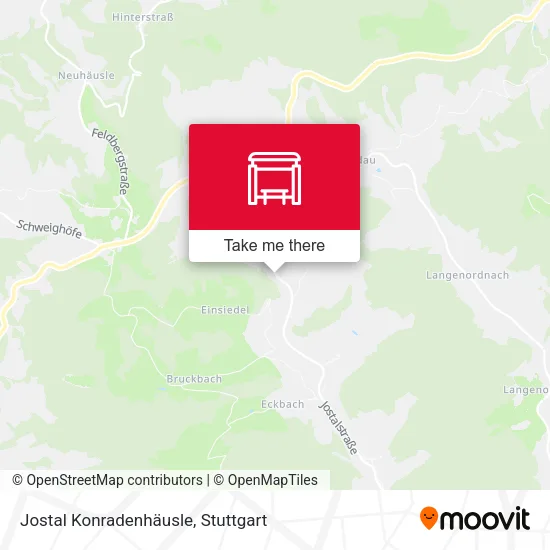 Карта Jostal Konradenhäusle