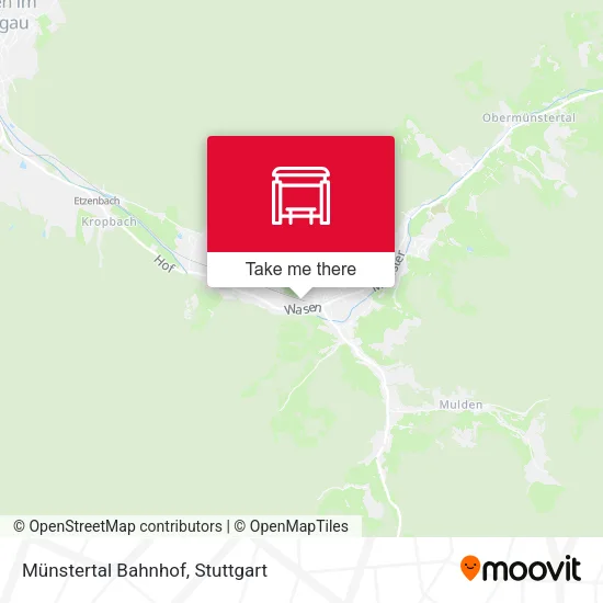Карта Münstertal Bahnhof