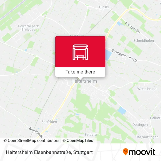Карта Heitersheim Eisenbahnstraße