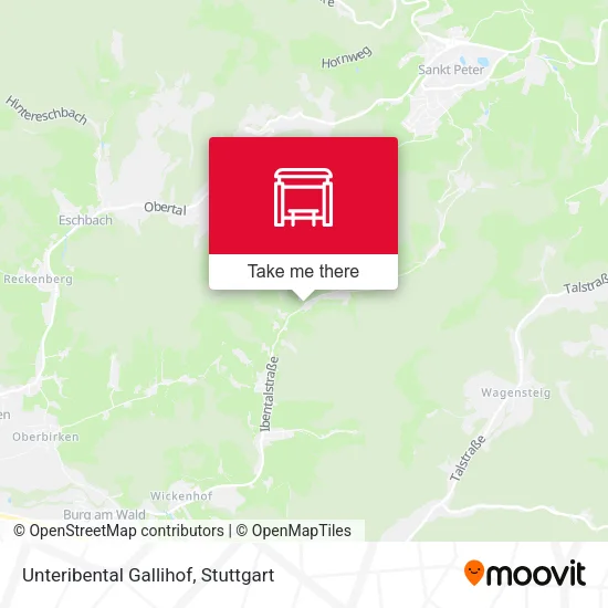 Карта Unteribental Gallihof